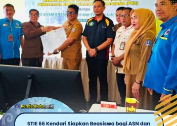 STIE 66 Kendari Siapkan Beasiswa bagi ASN dan Masyarakat Berprestasi Lewat Kerja Sama dengan Pemkot Kendari
