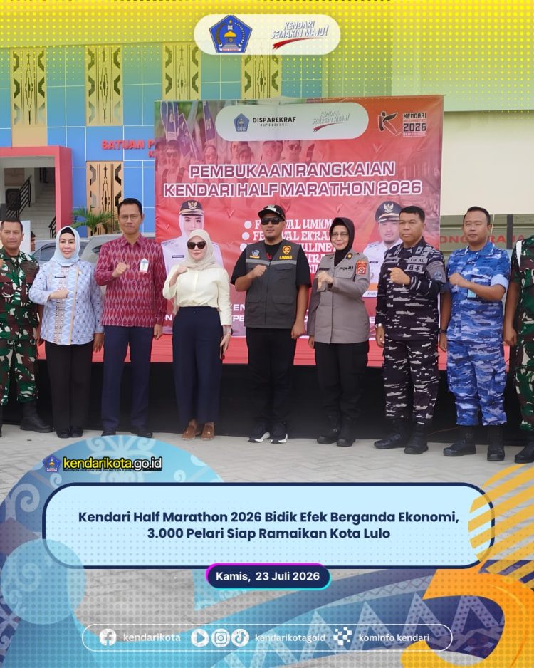 Kendari Half Marathon 2026 Bidik Efek Berganda Ekonomi, 3.000 Pelari Siap Ramaikan Kota Lulo