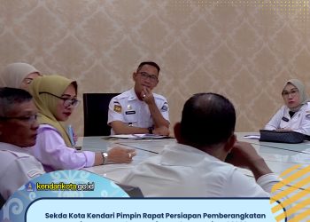 Sekda Kota Kendari Pimpin Rapat Persiapan Pemberangkatan Kontingen Pramuka Menuju Jambore Nasional 2026