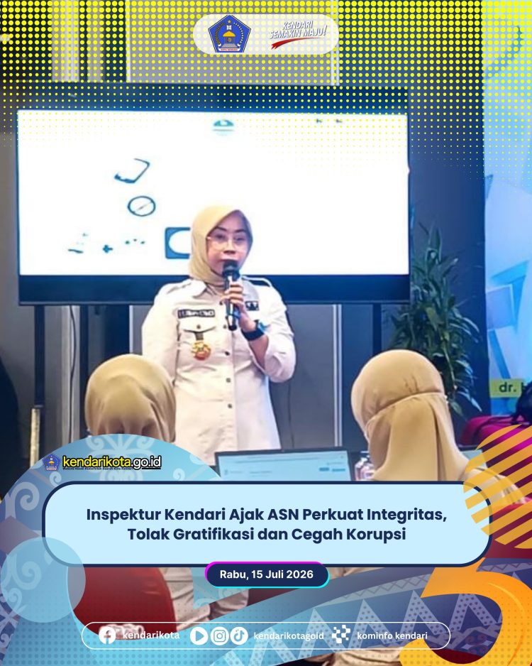 Inspektur Kendari Ajak ASN Perkuat Integritas, Tolak Gratifikasi dan Cegah Korupsi