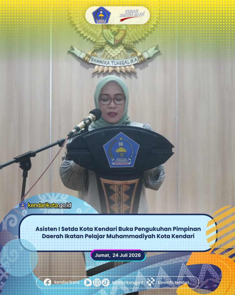 Asisten I Setda Kota Kendari Buka Pengukuhan Pimpinan Daerah Ikatan Pelajar Muhammadiyah Kota Kendari
