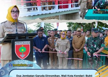 Dua Jembatan Garuda Diresmikan, Wali Kota Kendari: Bukti Nyata Sinergi TNI dan Pemerintah untuk Masyarakat