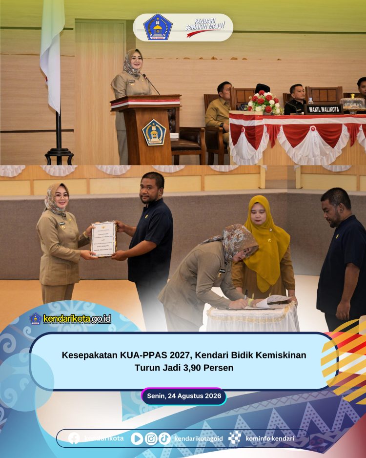 Kesepakatan KUA-PPAS 2027, Kendari Bidik Kemiskinan Turun Jadi 3,90 Persen