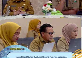 Inspektorat Sultra Evaluasi Kinerja Penyelenggaraan Pemerintahan Kota Kendari Tahun 2025