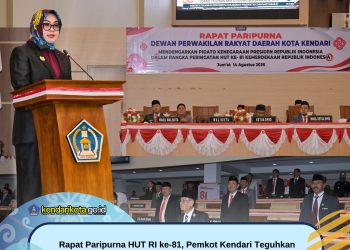 Rapat Paripurna HUT RI ke-81, Pemkot Kendari Teguhkan Komitmen Pembangunan