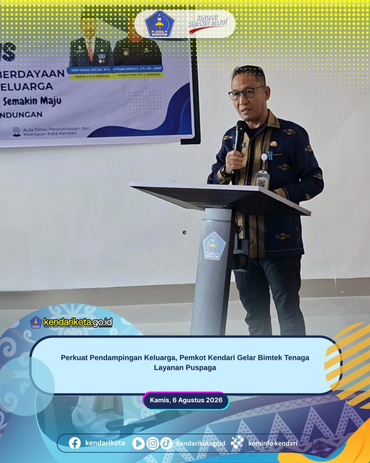Perkuat Pendampingan Keluarga, Pemkot Kendari Gelar Bimtek Tenaga Layanan Puspaga
