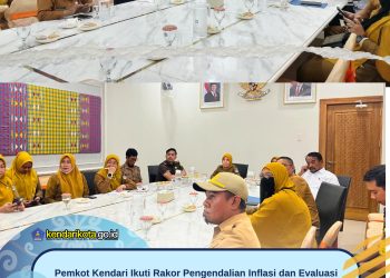 Pemkot Kendari Ikuti Rakor Pengendalian Inflasi dan Evaluasi Program 3 Juta Rumah