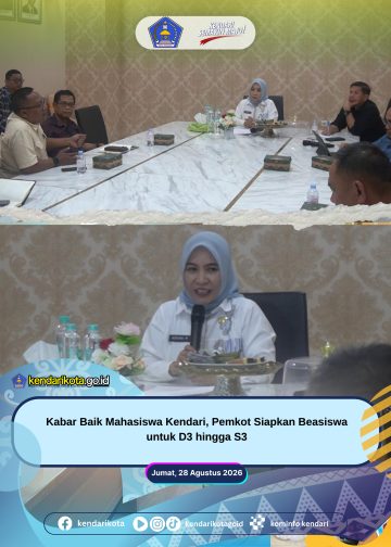 Kabar Baik Mahasiswa Kendari, Pemkot Siapkan Beasiswa untuk D3 hingga S3