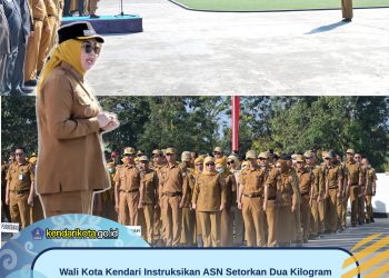 Wali Kota Kendari Instruksikan ASN Setorkan Dua Kilogram Sampah Anorganik Setiap Bulan