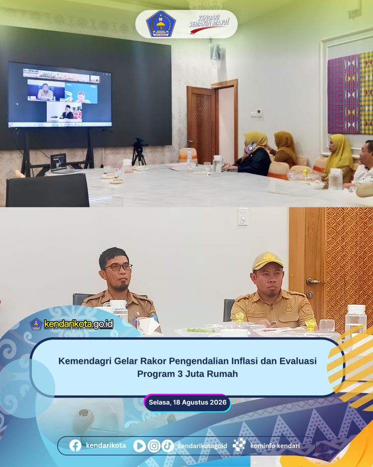 Kemendagri Gelar Rakor Pengendalian Inflasi dan Evaluasi Program 3 Juta Rumah