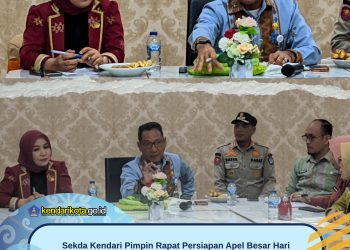 Sekda Kendari Pimpin Rapat Persiapan Apel Besar Hari Pramuka ke-65
