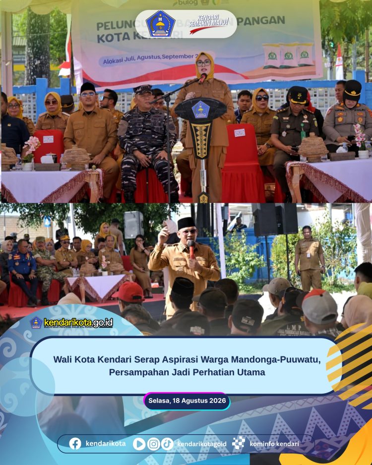 Wali Kota Kendari Serap Aspirasi Warga Mandonga-Puuwatu, Persampahan Jadi Perhatian Utama