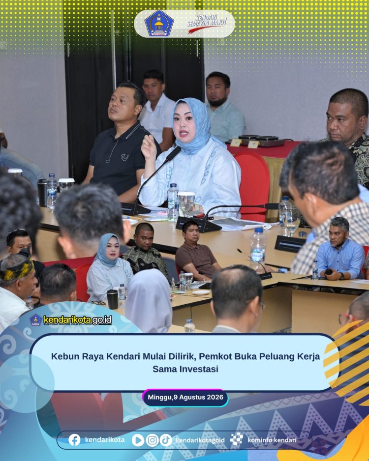 Kebun Raya Kendari Mulai Dilirik, Pemkot Buka Peluang Kerja Sama Investasi