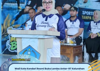 Wali Kota Kendari Resmi Buka Lomba Antar-RT Kelurahan Bende, Ajak Warga Perkuat Kebersihan dan Kekompakan