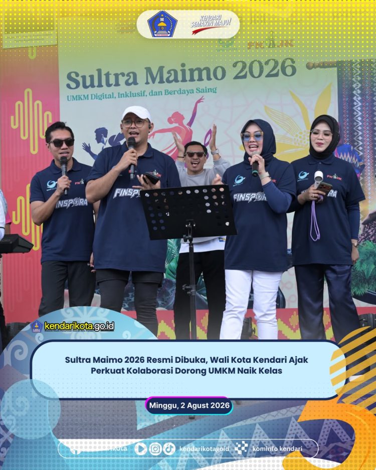 Sultra Maimo 2026 Resmi Dibuka, Wali Kota Kendari Ajak Perkuat Kolaborasi Dorong UMKM Naik Kelas