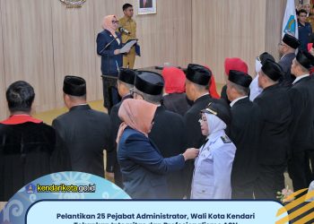 La Yuli Resmi Dilantik sebagai Wakil Ketua DPRD Kendari, Wali Kota Ajak Perkuat Sinergi Pembangunan