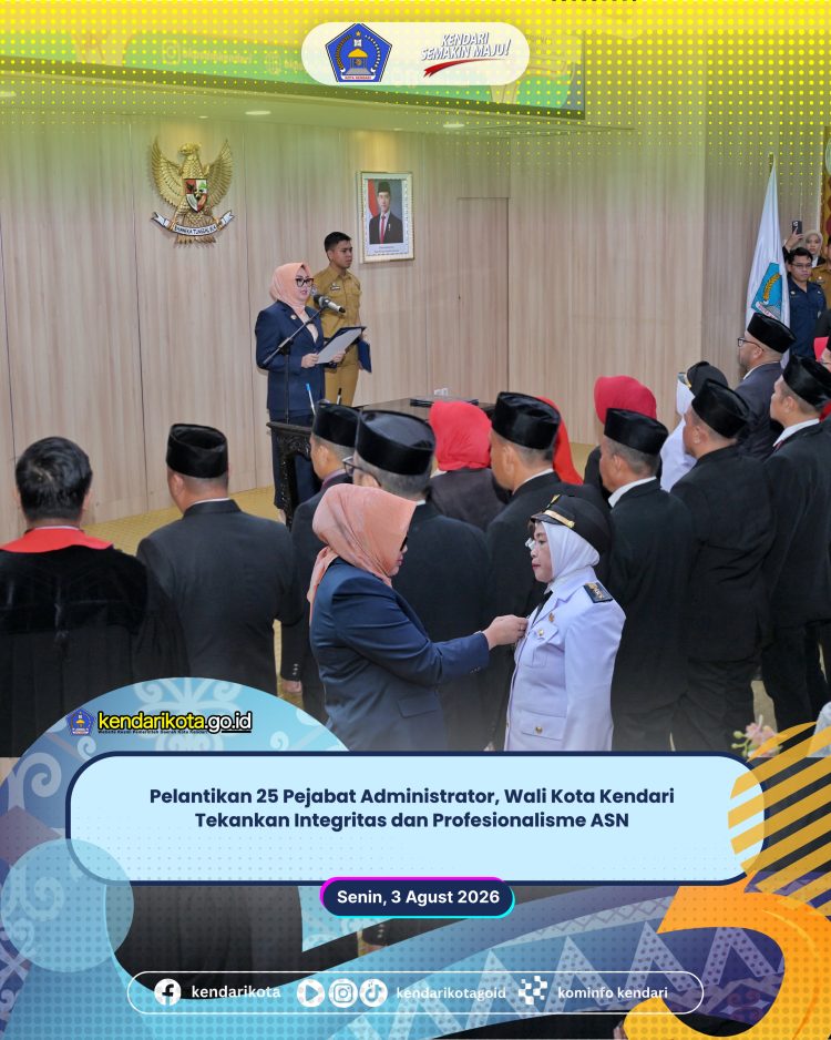 La Yuli Resmi Dilantik sebagai Wakil Ketua DPRD Kendari, Wali Kota Ajak Perkuat Sinergi Pembangunan
