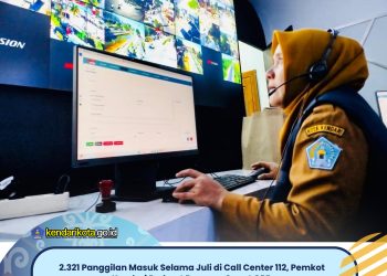 2.321 Panggilan Masuk Selama Juli di Call Center 112, Pemkot Kendari Perkuat Respons Cepat OPD