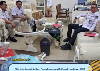 BNN Kota Kendari Usulkan Penandatanganan MoU dan Pengukuhan SAKA Anti Narkoba Bersama Kwarcab Pramuka
