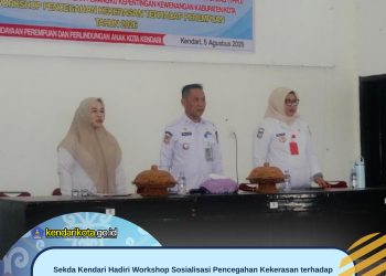 Sekda Kendari Hadiri Workshop Sosialisasi Pencegahan Kekerasan terhadap Perempuan dan TPPO