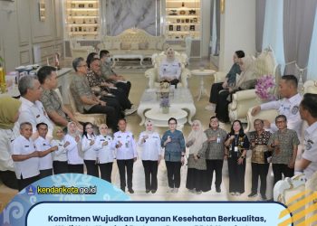 Komitmen Wujudkan Layanan Kesehatan Berkualitas, Wali Kota Kendari Bertemu Dewas BPJS Kesehatan