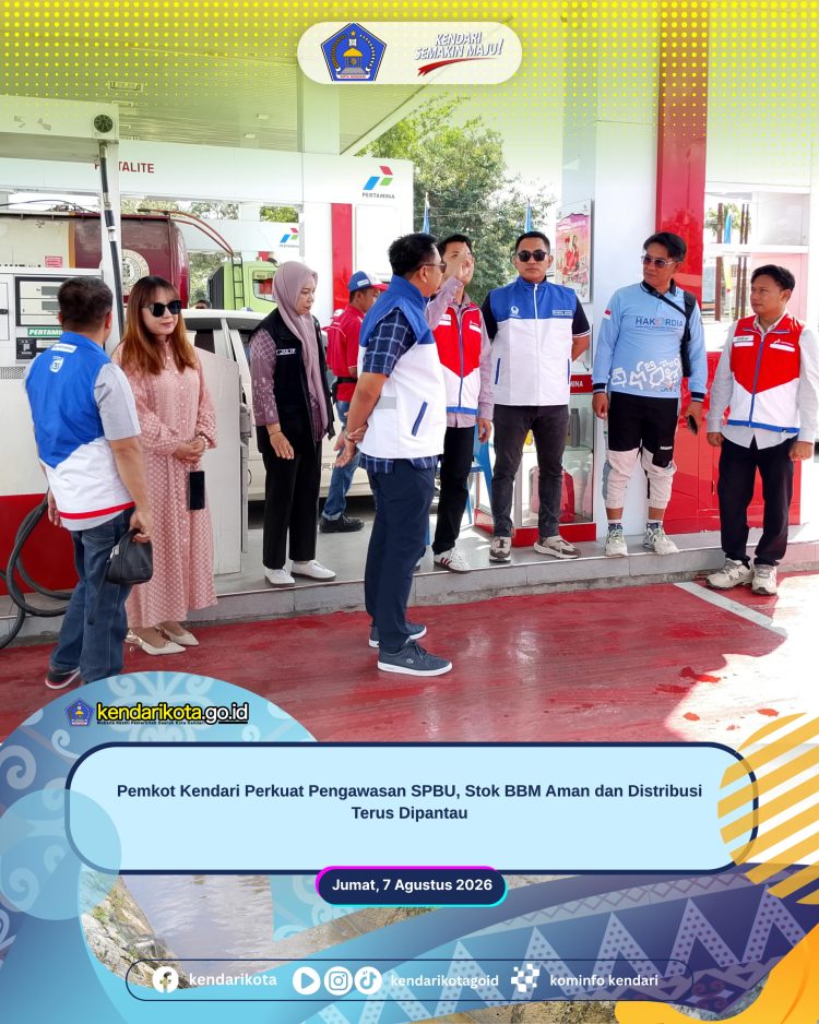 Pemkot Kendari Perkuat Pengawasan SPBU, Stok BBM Aman dan Distribusi Terus Dipantau