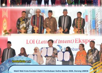 Wakil Wali Kota Kendari Hadiri Pembukaan Sultra Maimo 2026, Dorong UMKM Naik Kelas Lewat Digitalisasi dan Ekspor