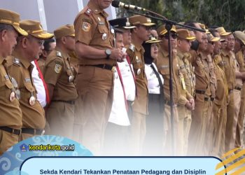 Sekda Kendari Tekankan Penataan Pedagang dan Disiplin ASN
