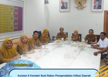 Asisten II Kendari Ikuti Rakor Pengendalian Inflasi Daerah Bersama Mendagri