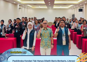 Paskibraka Kendari Tak Hanya Dilatih Baris-Berbaris, Literasi Digital Jadi Bekal