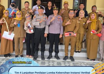 Tim 4 Lanjutkan Penilaian Lomba Kebersihan Instansi Vertikal di Kota Kendari