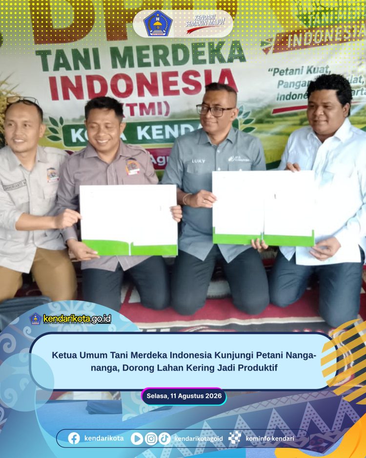 Ketua Umum Tani Merdeka Indonesia Kunjungi Petani Nanga-nanga, Dorong Lahan Kering Jadi Produktif