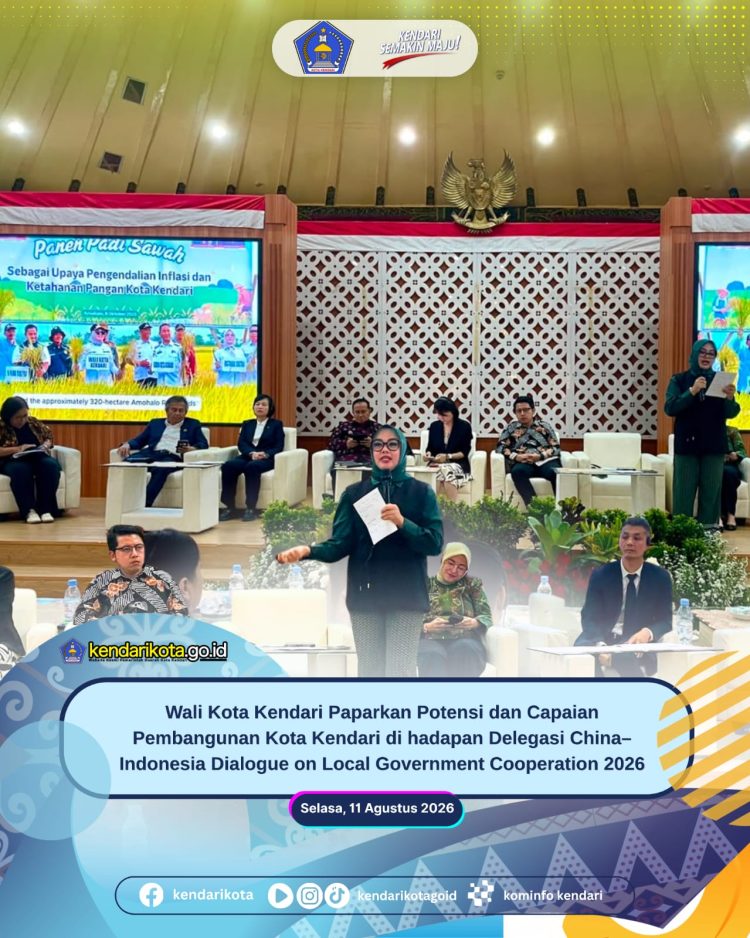 Wali Kota Kendari Paparkan Potensi dan Capaian Pembangunan Kota Kendari di hadapan Delegasi China–Indonesia Dialogue on Local Government Cooperation 2026