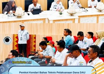 Pemkot Kendari Bahas Teknis Pelaksanaan Dana DAU Kelurahan Tahun 2026