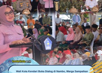 Wali Kota Kendari Buka Dialog di Nambo, Warga Sampaikan Keluhan Sampah hingga Lampu Jalan