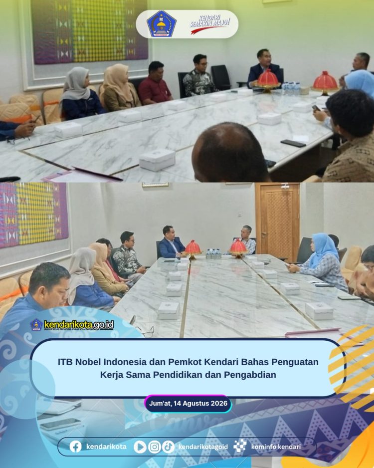 ITB Nobel Indonesia dan Pemkot Kendari Bahas Penguatan Kerja Sama Pendidikan dan Pengabdian