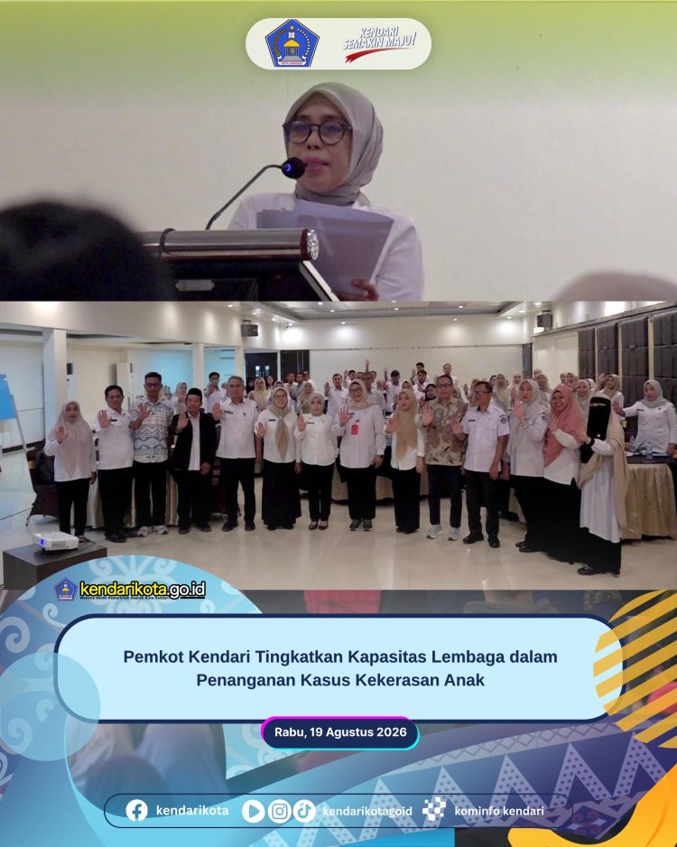 Pemkot Kendari Tingkatkan Kapasitas Lembaga dalam Penanganan Kasus Kekerasan Anak