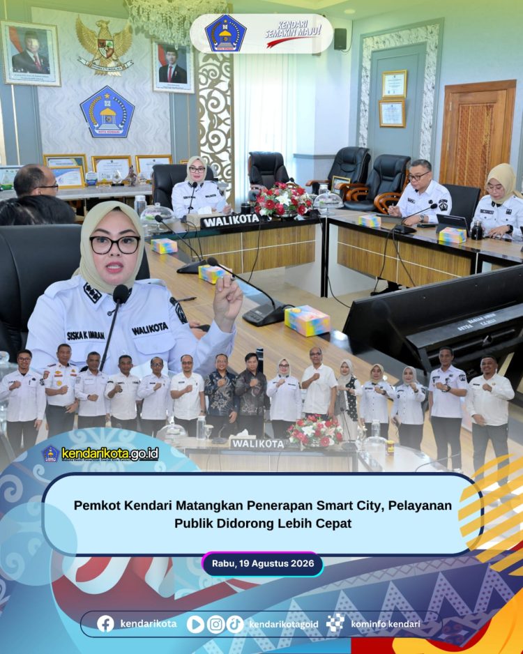 Pemkot Kendari Matangkan Penerapan Smart City, Pelayanan Publik Didorong Lebih Cepat