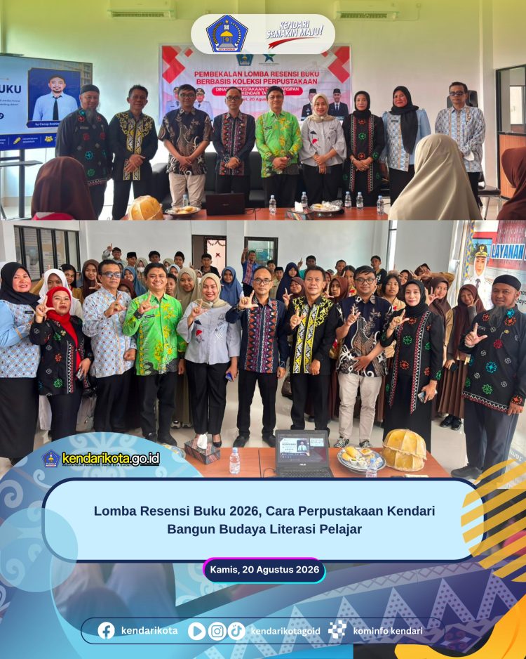 Lomba Resensi Buku 2026, Cara Perpustakaan Kendari Bangun Budaya Literasi Pelajar