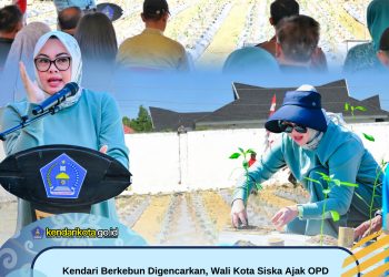 Kendari Berkebun Digencarkan, Wali Kota Siska Ajak OPD Manfaatkan Lahan Kosong Tekan Inflasi
