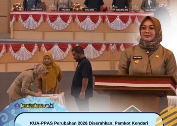 KUA-PPAS Perubahan 2026 Diserahkan, Pemkot Kendari Fokus Perkuat Layanan Publik