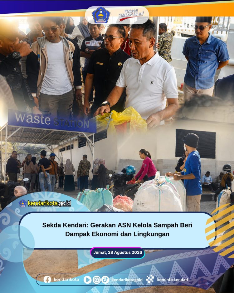 Sekda Kendari: Gerakan ASN Kelola Sampah Beri Dampak Ekonomi dan Lingkungan