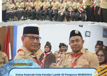Ketua Kwarcab Kota Kendari Lantik 42 Pengurus MABISAKA dan PINSAKA Pramuka Anti Narkoba