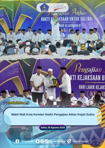 Wakil Wali Kota Kendari Hadiri Pengajian Akbar Kejati Sultra