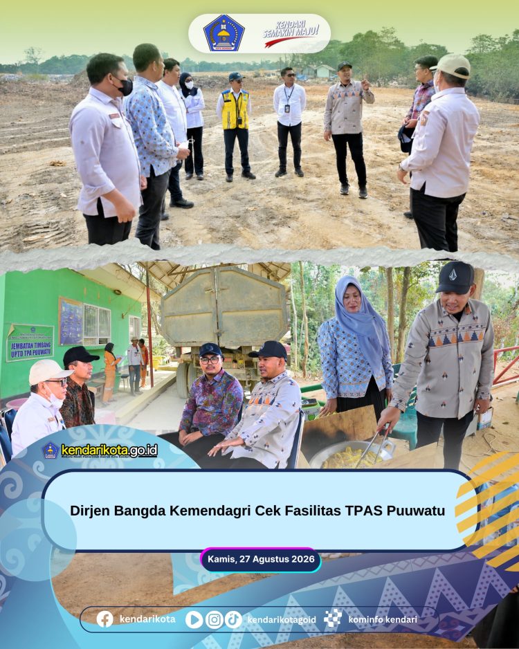 Dirjen Bangda Kemendagri Cek Fasilitas TPAS Puuwatu