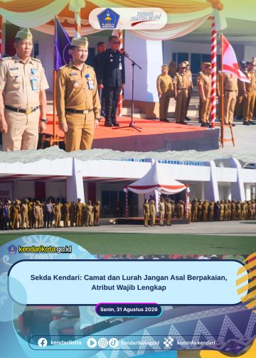 Sekda Kendari: Camat dan Lurah Jangan Asal Berpakaian, Atribut Wajib Lengkap