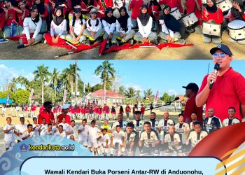 Wawali Kendari Buka Porseni Antar-RW di Anduonohu, Semangat HUT ke-81 RI Makin Meriah