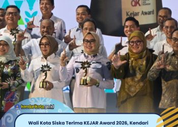 Wali Kota Siska Terima KEJAR Award 2026, Kendari Jadi Wilayah Implementasi Terbaik se-Sulawesi
