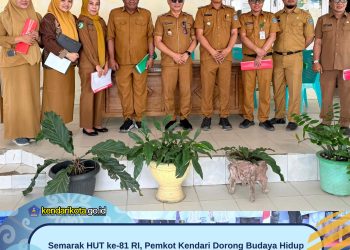 Semarak HUT ke-81 RI, Pemkot Kendari Dorong Budaya Hidup Bersih Lewat Penilaian Serentak