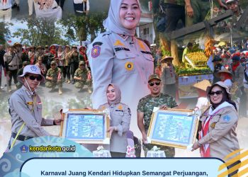 Karnaval Juang Kendari Hidupkan Semangat Perjuangan, Atraksi OPD Jadi Perhatian